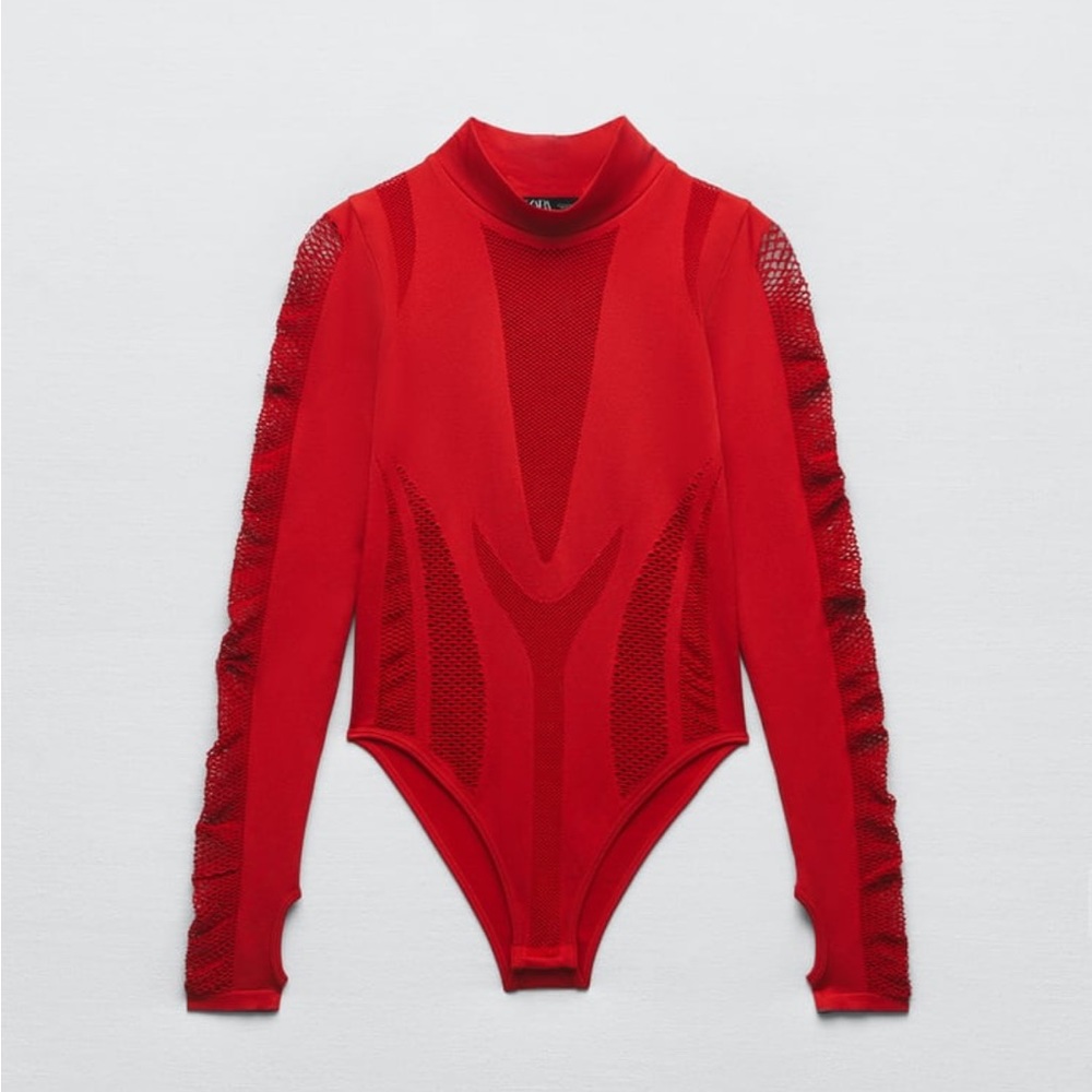 Seamless Mesh Bodysuit Zara